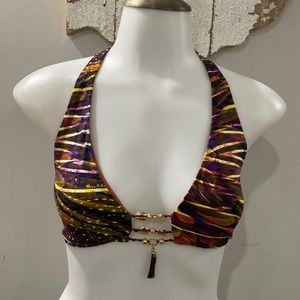 NWOT! Miss Bikini Tribal Print Bikini‎ Top